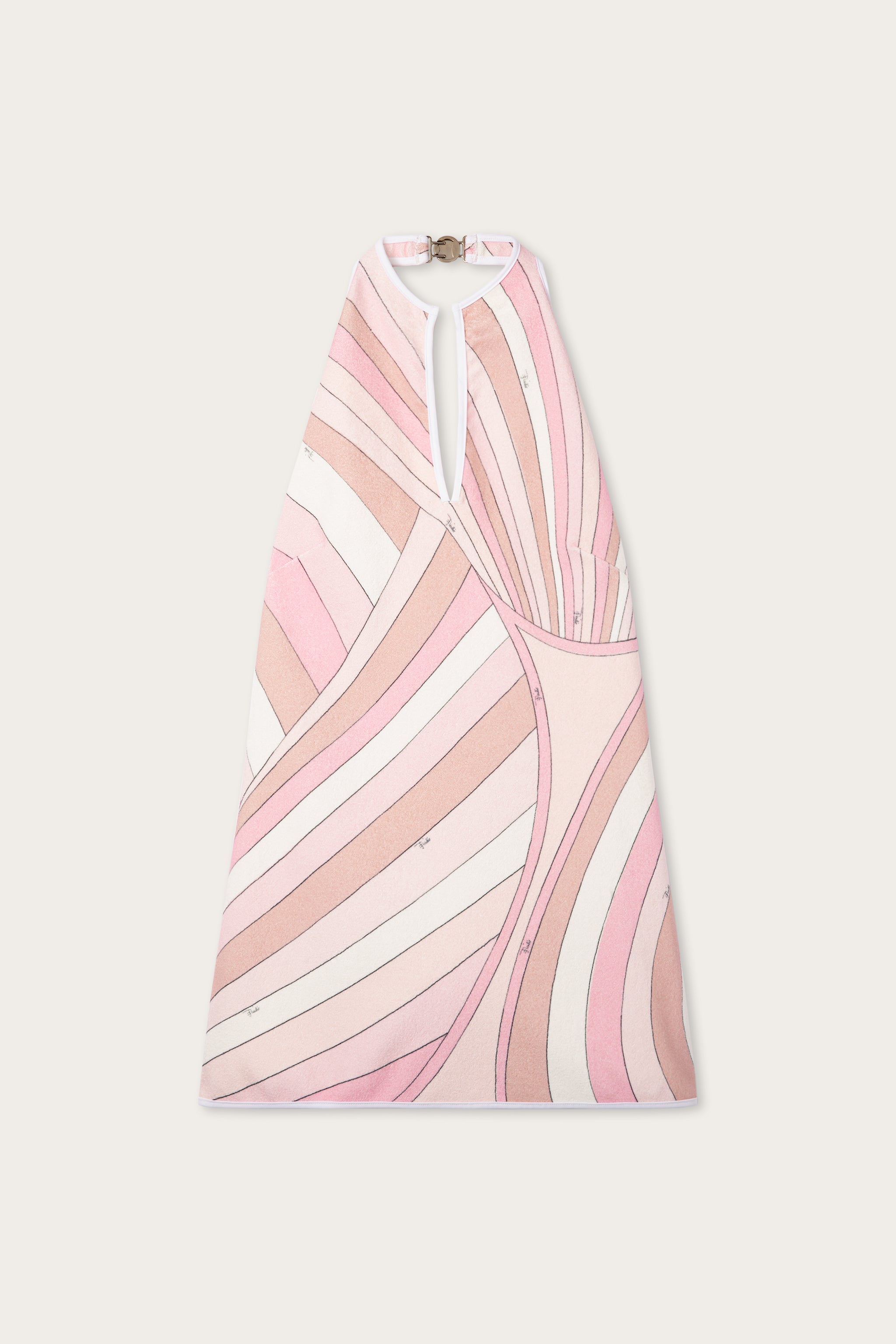 Iride Print Cotton Terry Dress
 WOMAN Pucci