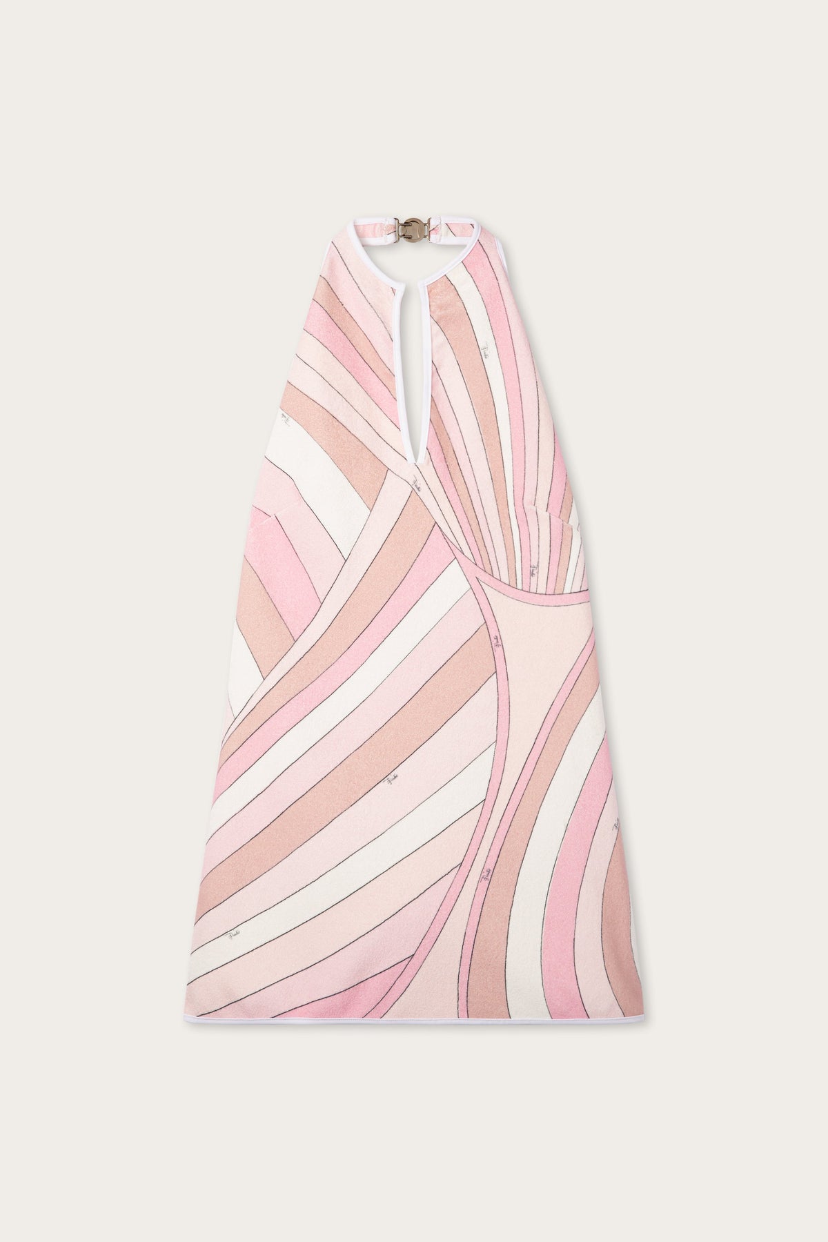 Iride Print Cotton Terry Dress
 WOMAN Pucci