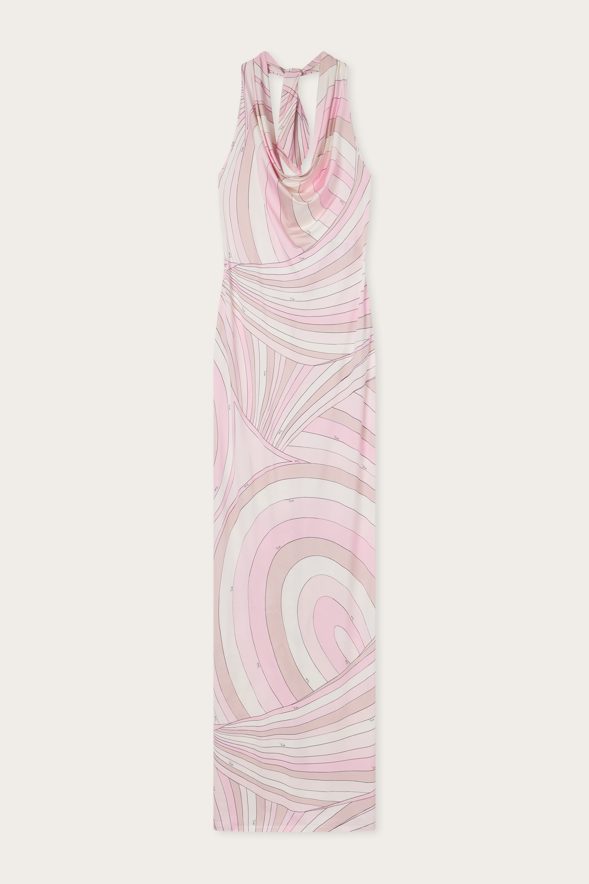 Iride Print Draped Neckline Dress
 WOMAN Pucci