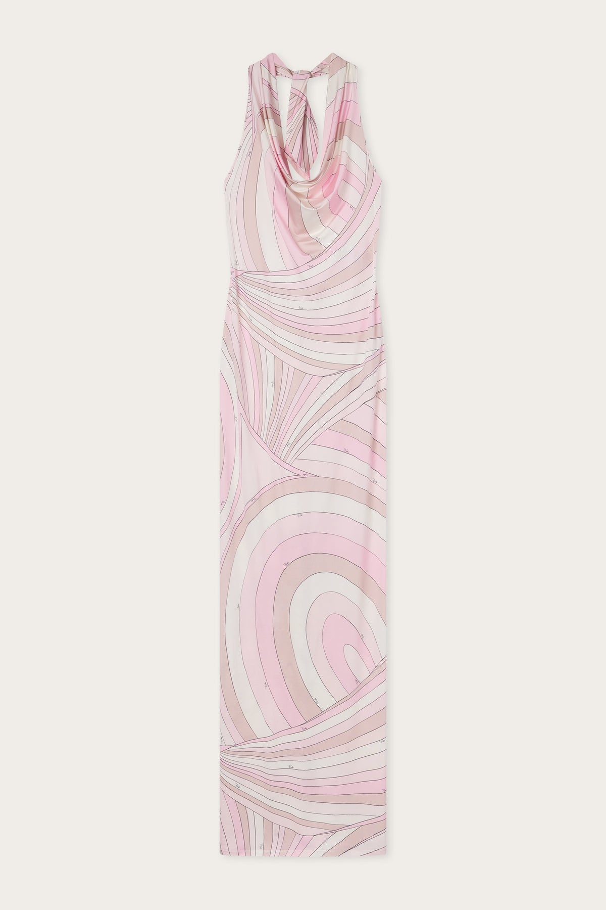 Iride Print Draped Neckline Dress
 WOMAN Pucci