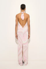 Iride Print Draped Neckline Dress
 WOMAN Pucci