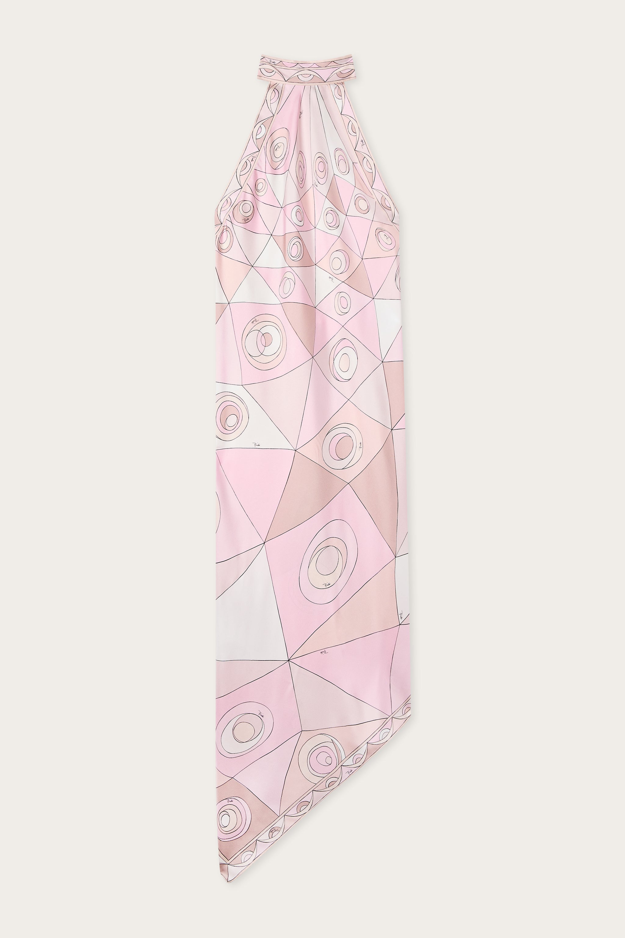 Occhi Print Silk Dress
 WOMAN Pucci