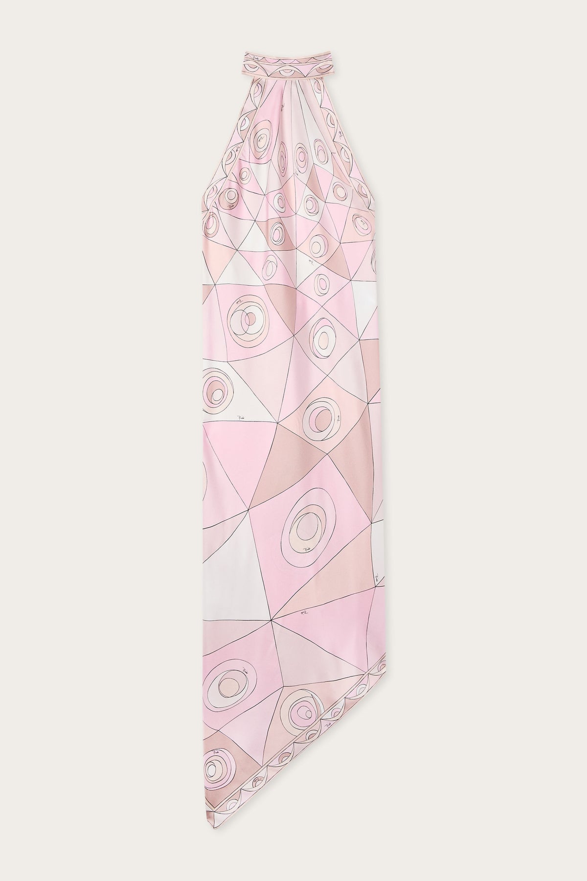 Occhi Print Silk Dress
 WOMAN Pucci