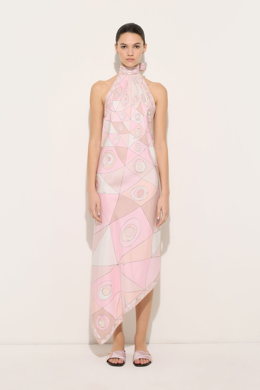 Occhi Print Silk Dress
 WOMAN Pucci