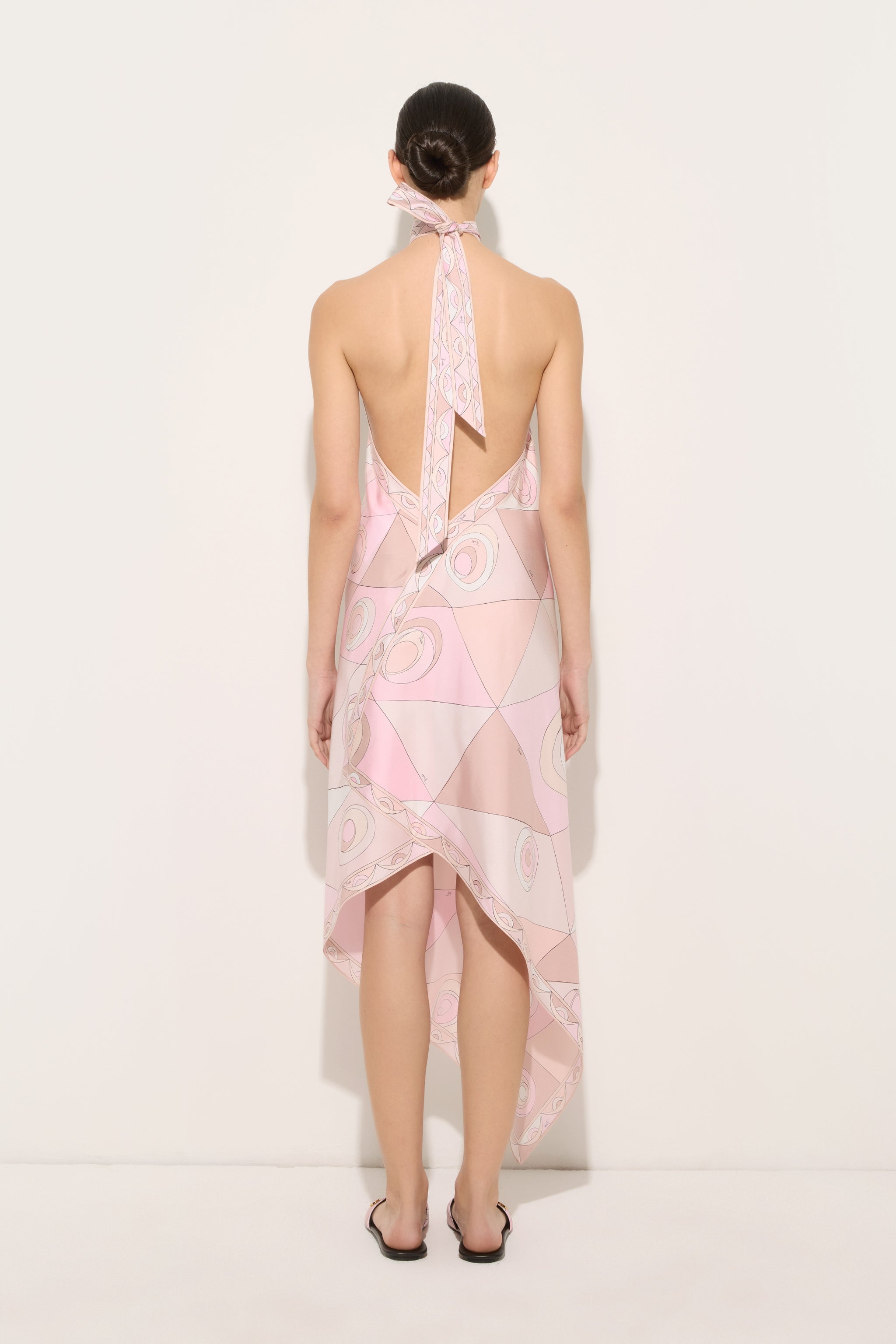 Occhi Print Silk Dress
 WOMAN Pucci