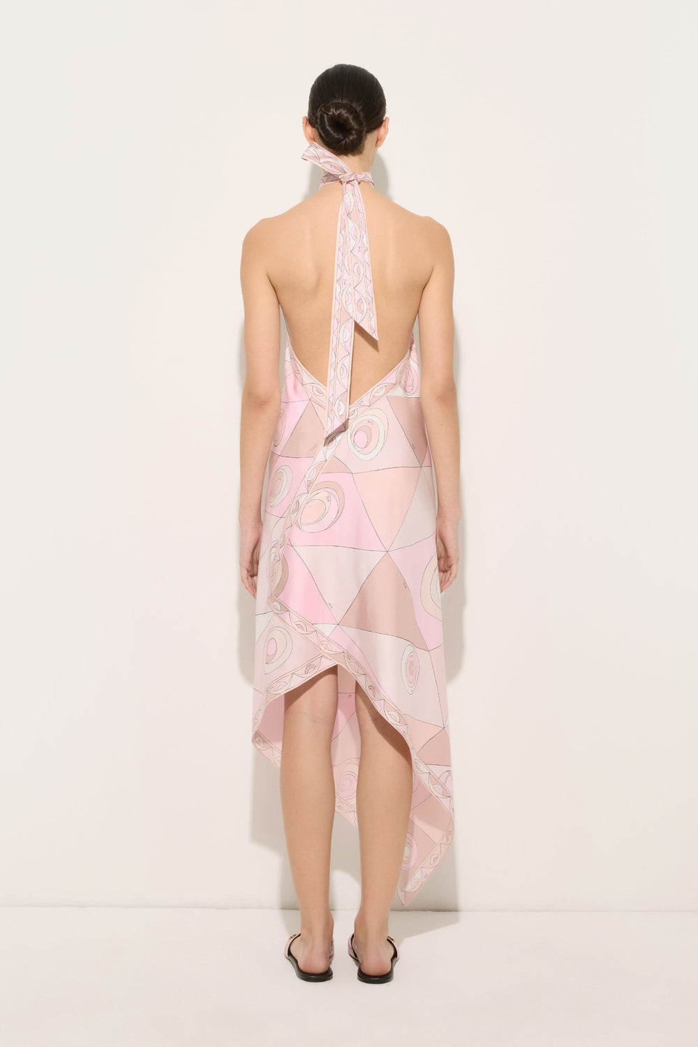 Occhi Print Silk Dress
 WOMAN Pucci