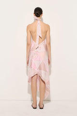 Occhi Print Silk Dress
 WOMAN Pucci