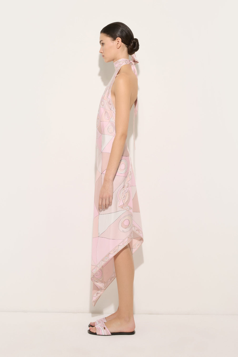 Occhi Print Silk Dress
 WOMAN Pucci