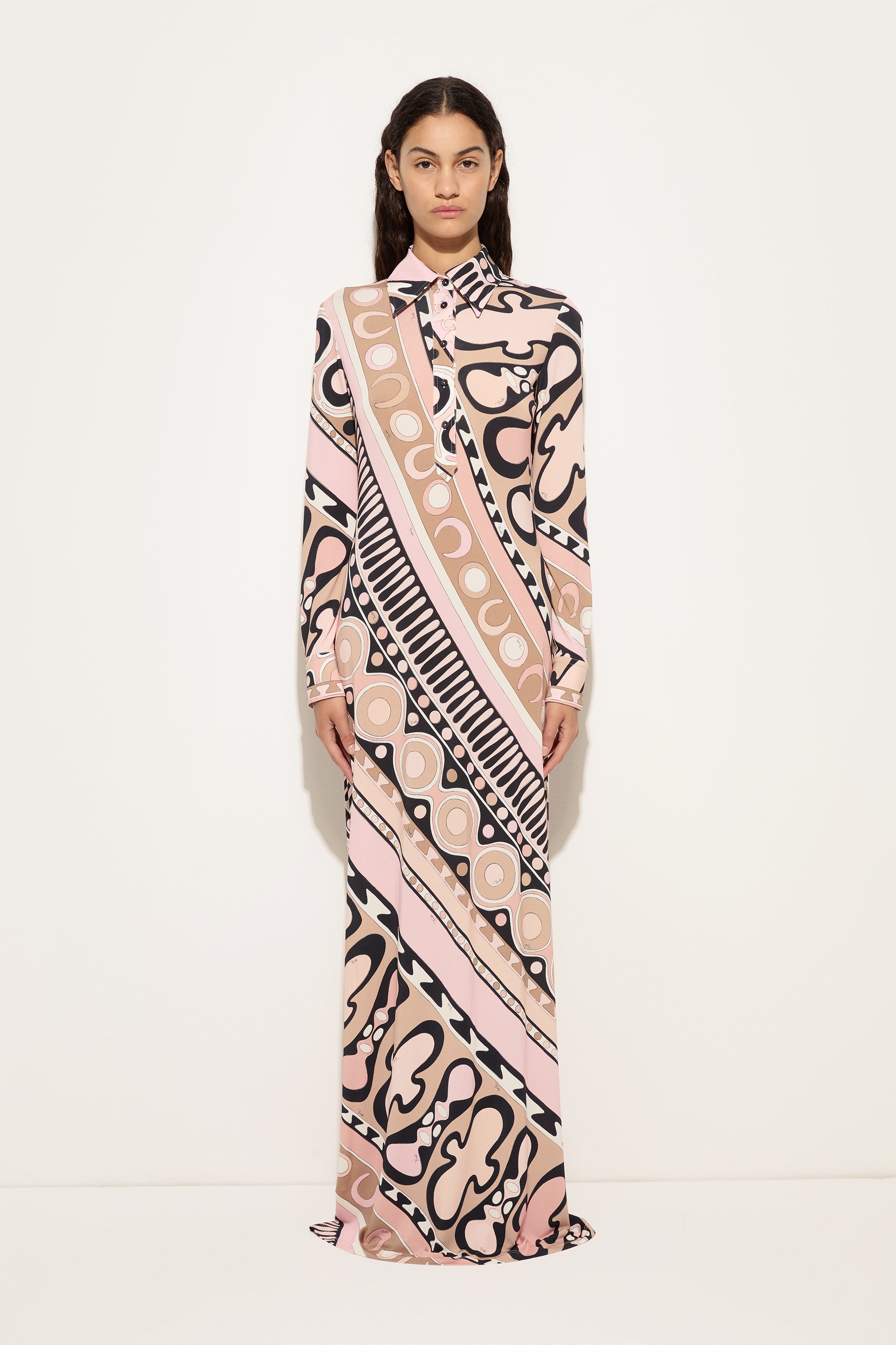 Soleil Print Chemisier Dress
 WOMAN Pucci