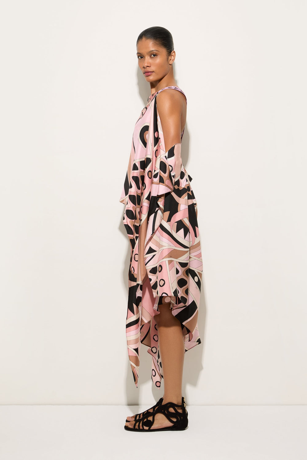 Vivara Print Silk Dress
 WOMAN Pucci
