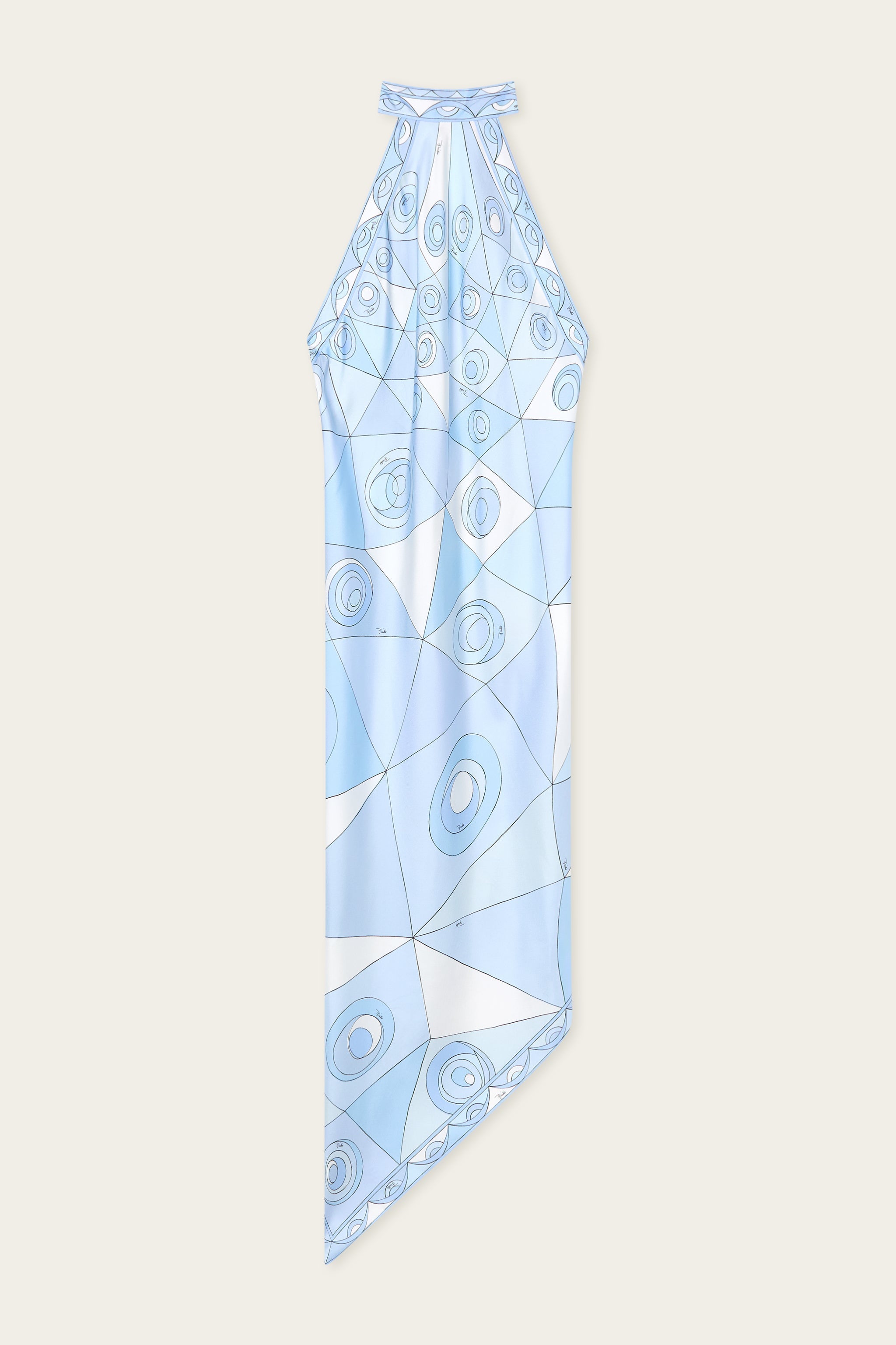 Occhi Print Silk Dress
 WOMAN Pucci