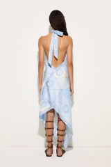 Occhi Print Silk Dress
 WOMAN Pucci