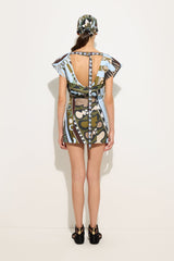 Soleil Print Panama dress
 WOMAN Pucci