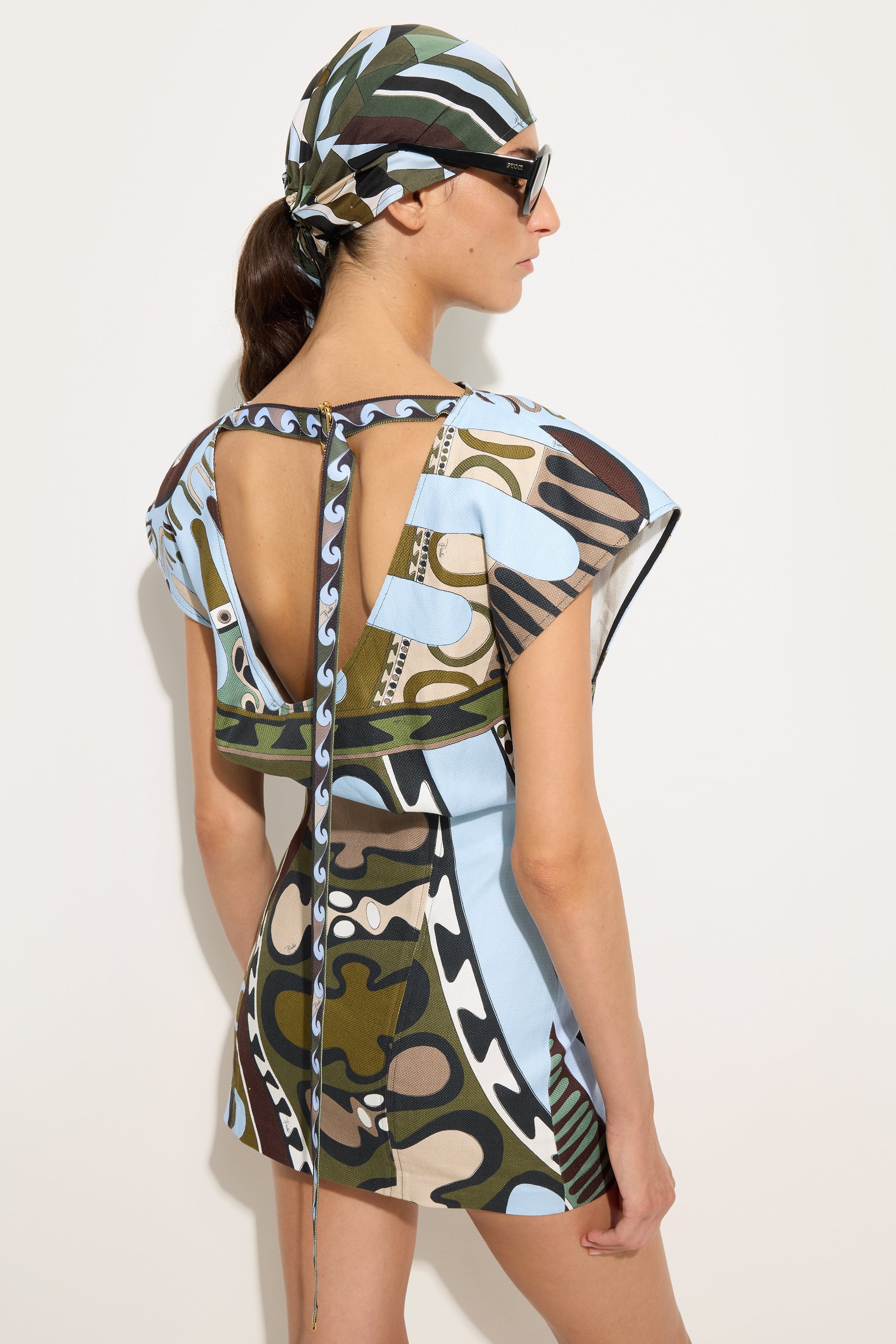 Soleil Print Panama dress
 WOMAN Pucci