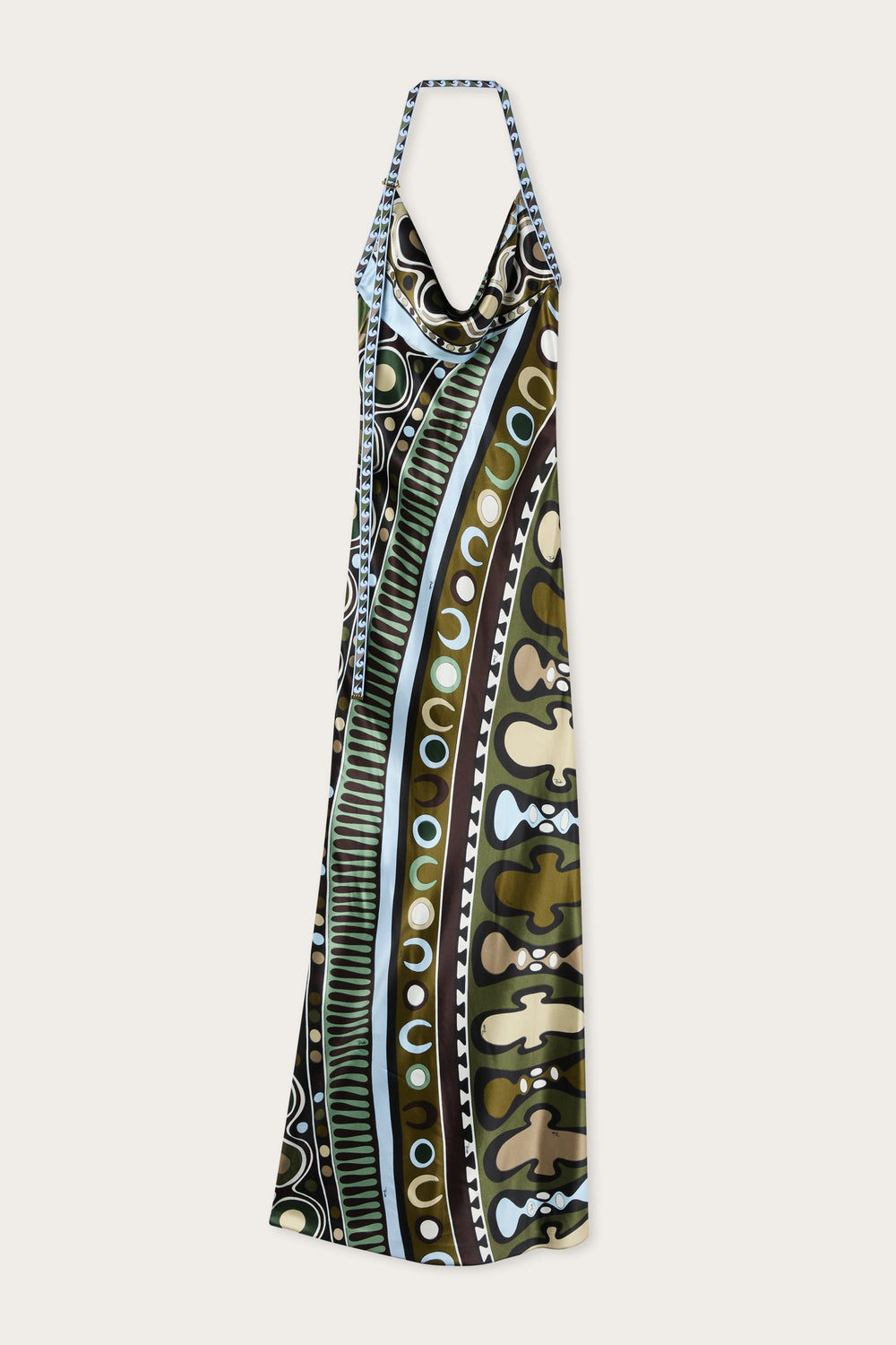 Soleil Print Satin Dress
 WOMAN Pucci