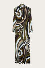 Iride Print Chemisier Dress
 WOMAN Pucci