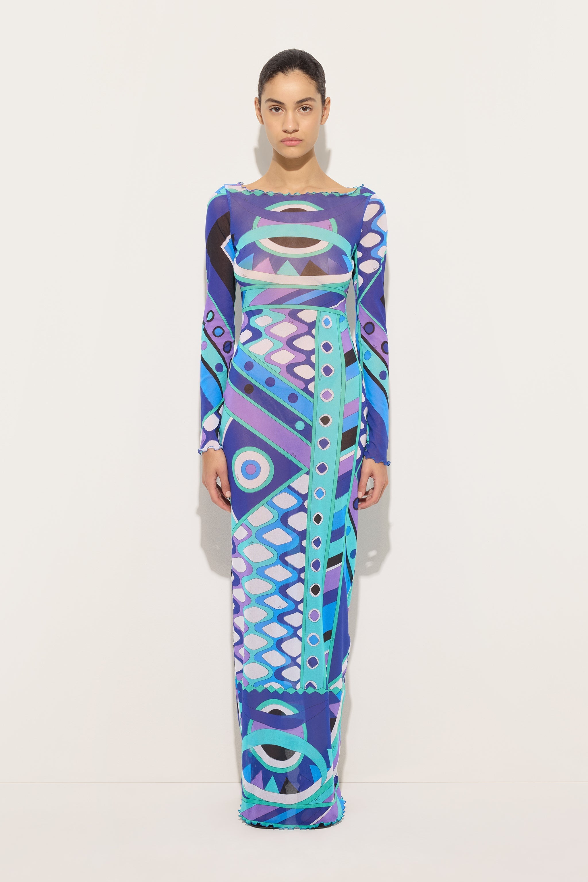 Vivara Print Tulle Dress
 WOMAN Pucci
