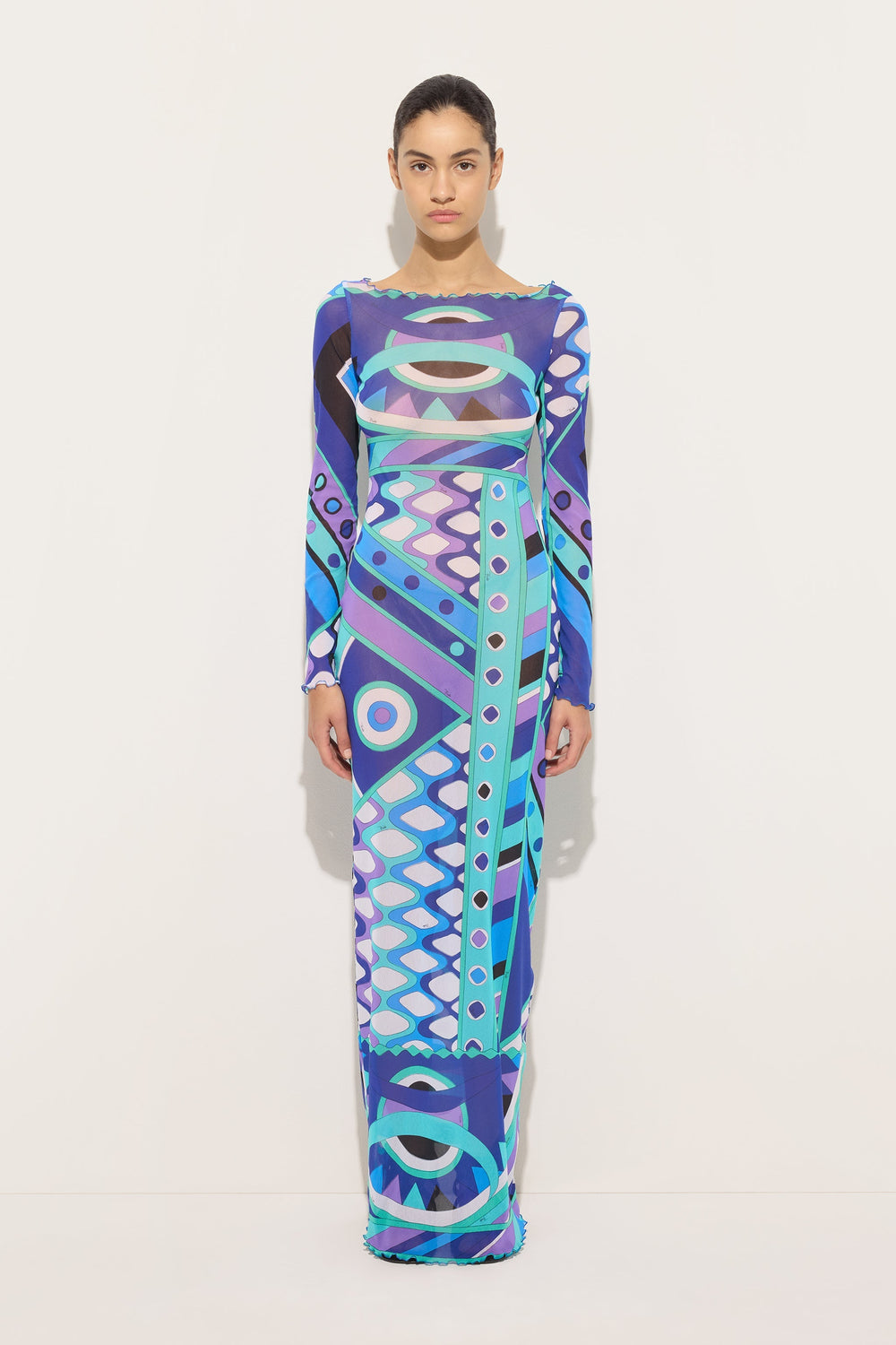 Vivara Print Tulle Dress
 WOMAN Pucci
