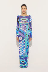 Vivara Print Tulle Dress
 WOMAN Pucci