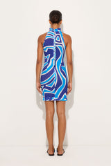 Labirinto Print Dress with Ruffle Details
 WOMAN Pucci