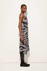 Labirinto Print Asymmetrical Dress
 WOMAN Pucci