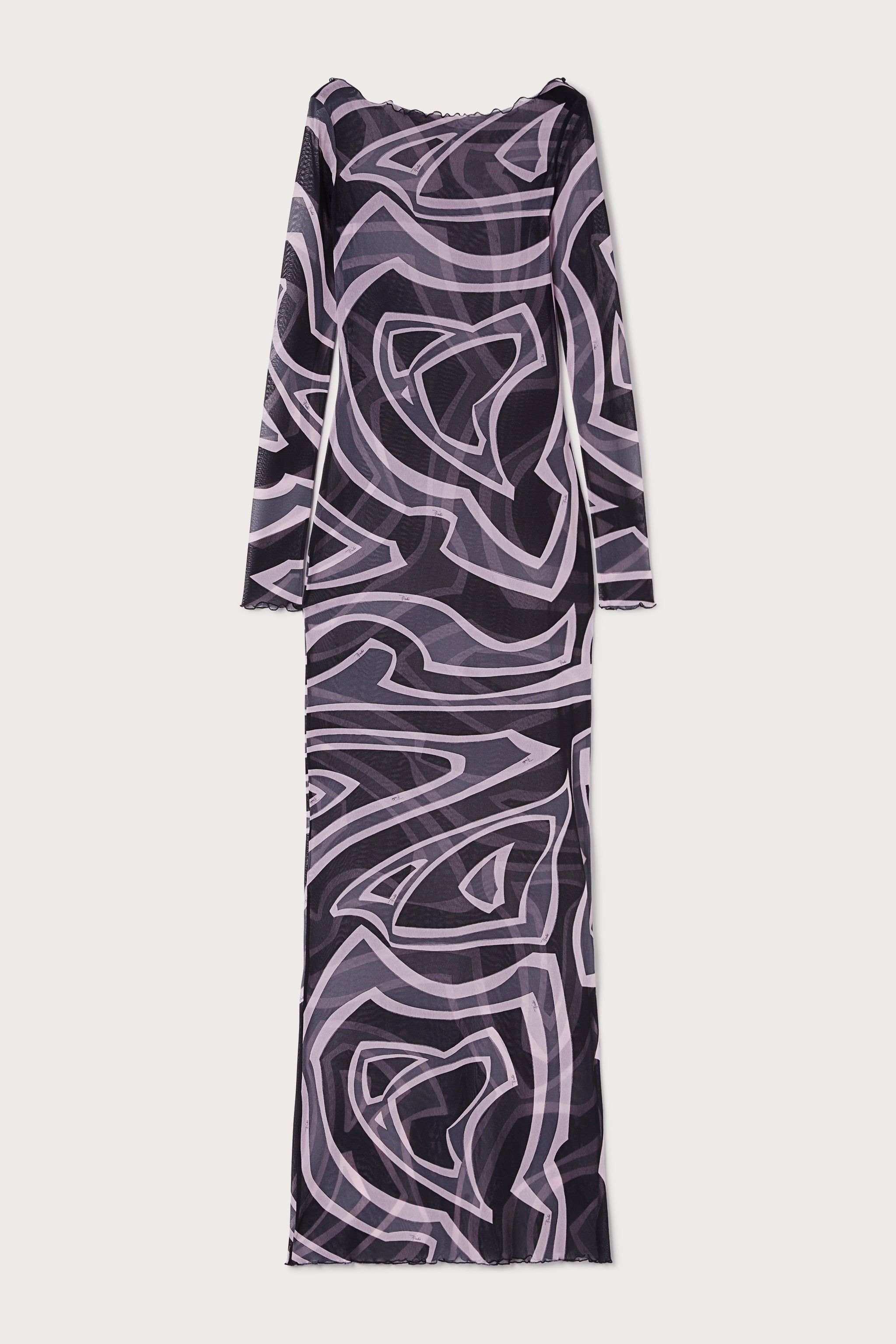 Labirinto Print Tulle Dress
 WOMAN Pucci