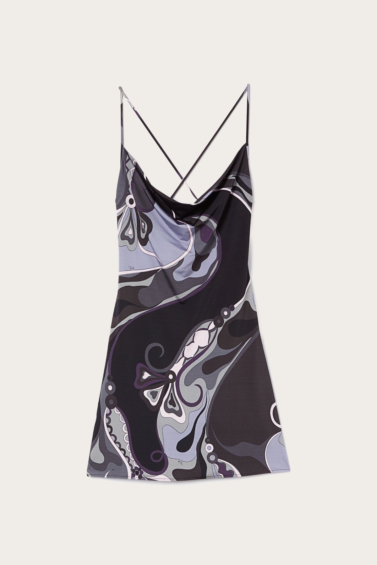 Orchidee Print Short Jersey Dress
 WOMAN Pucci