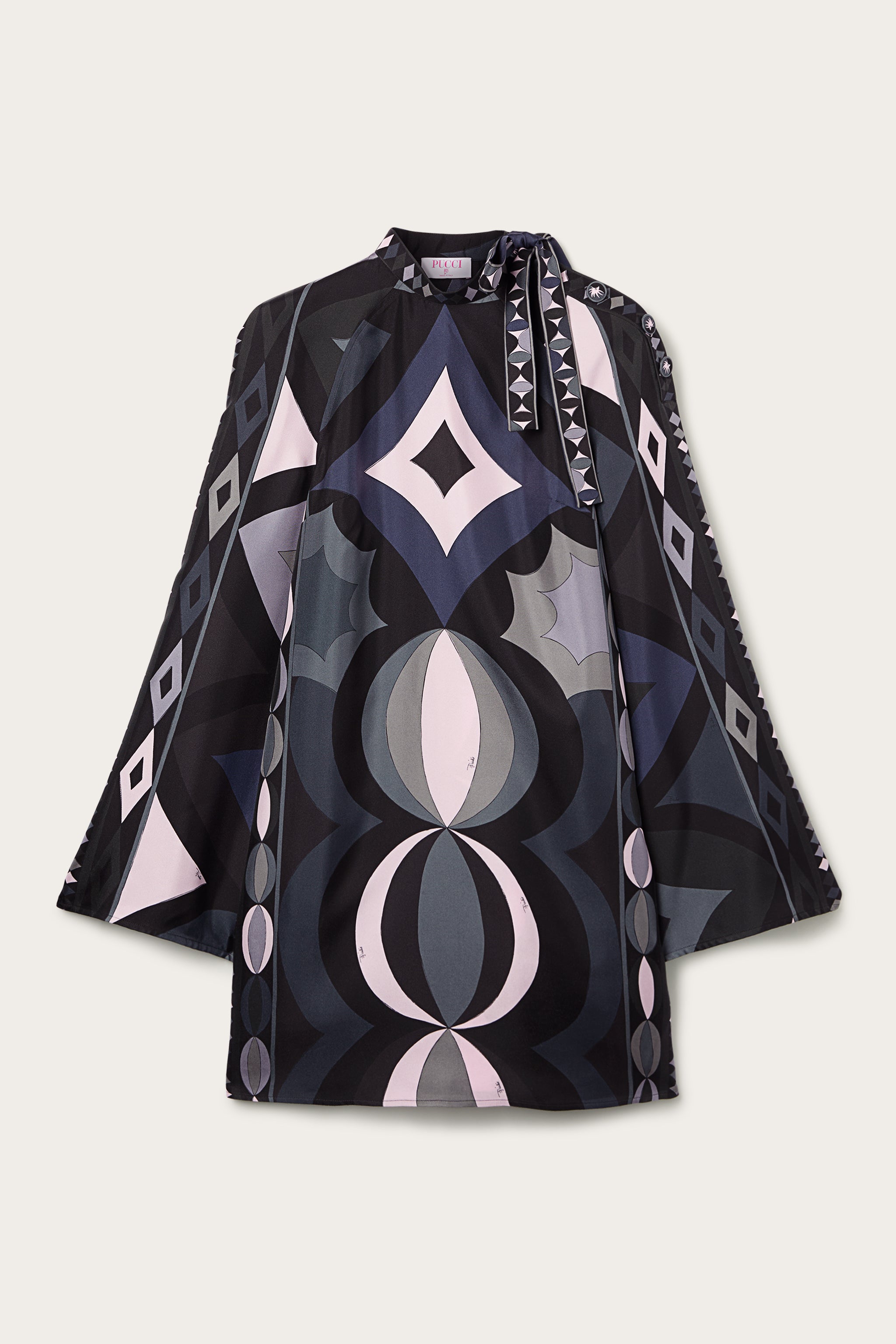 Collane Print Silk Twill Dress
 WOMAN Pucci