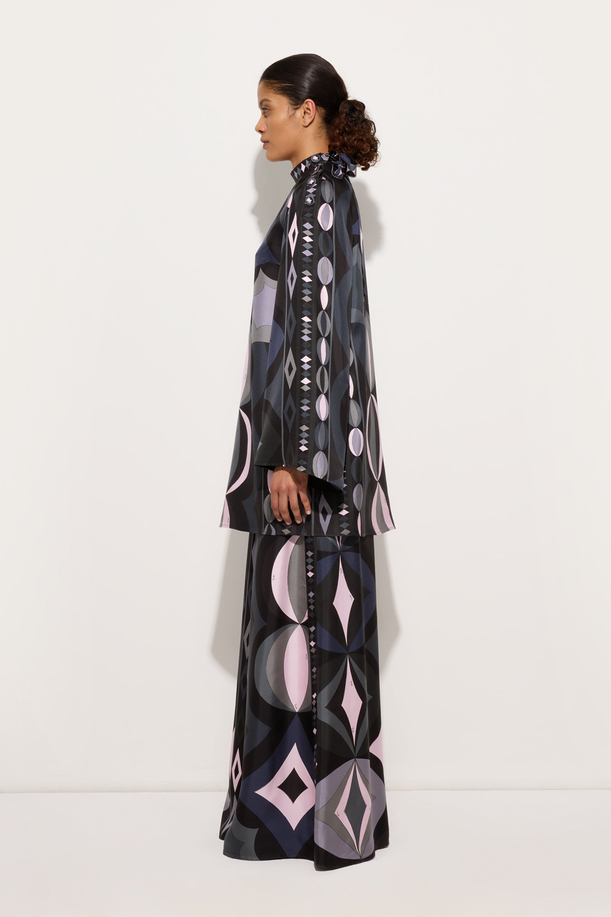 Collane Print Silk Twill Dress
 WOMAN Pucci