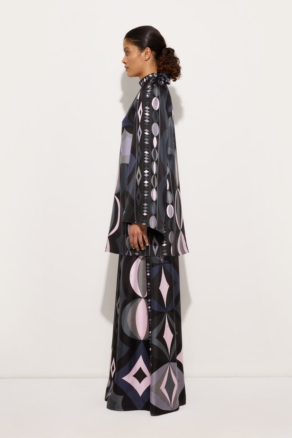 Collane Print Silk Twill Dress
 WOMAN Pucci