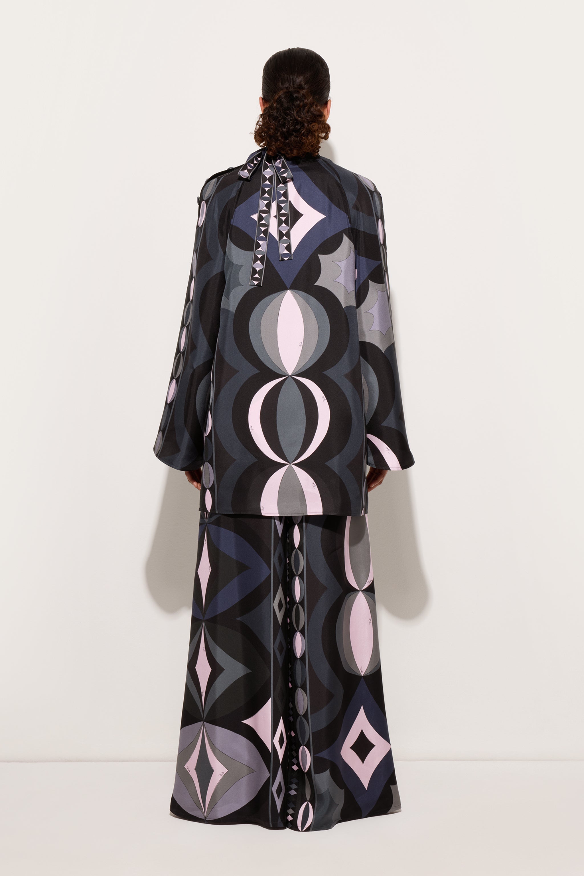 Collane Print Silk Twill Dress
 WOMAN Pucci