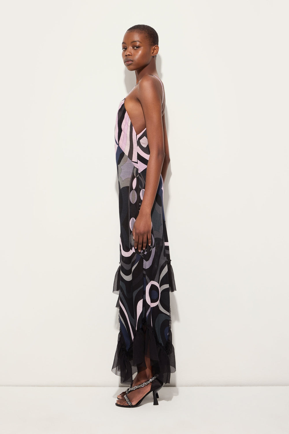 Iride Print V-neck Dress
 WOMAN Pucci