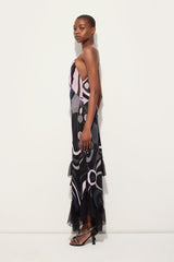 Iride Print V-neck Dress
 WOMAN Pucci
