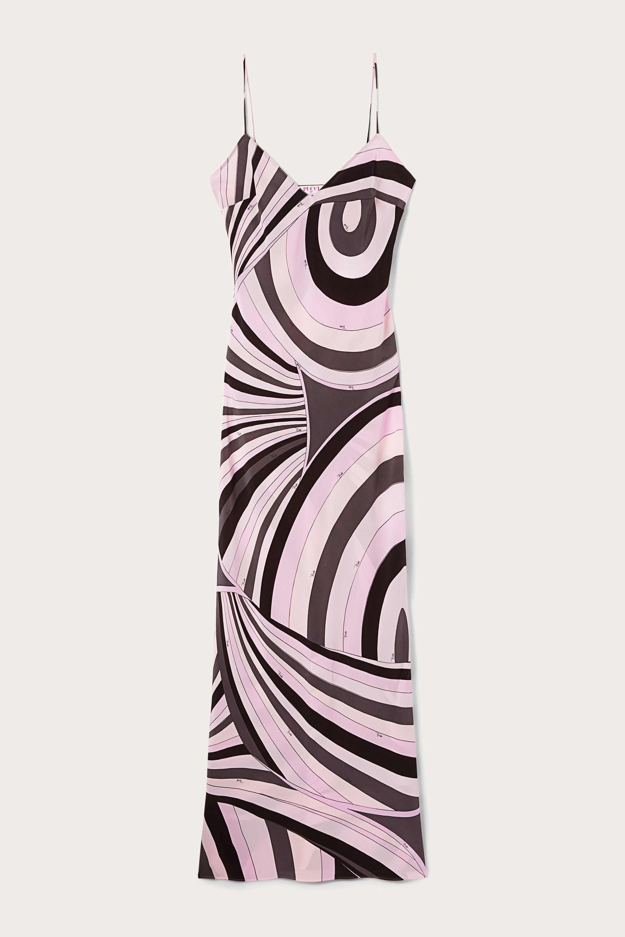 Iride Print Long Crêpe de Chine Dress
 WOMAN Pucci