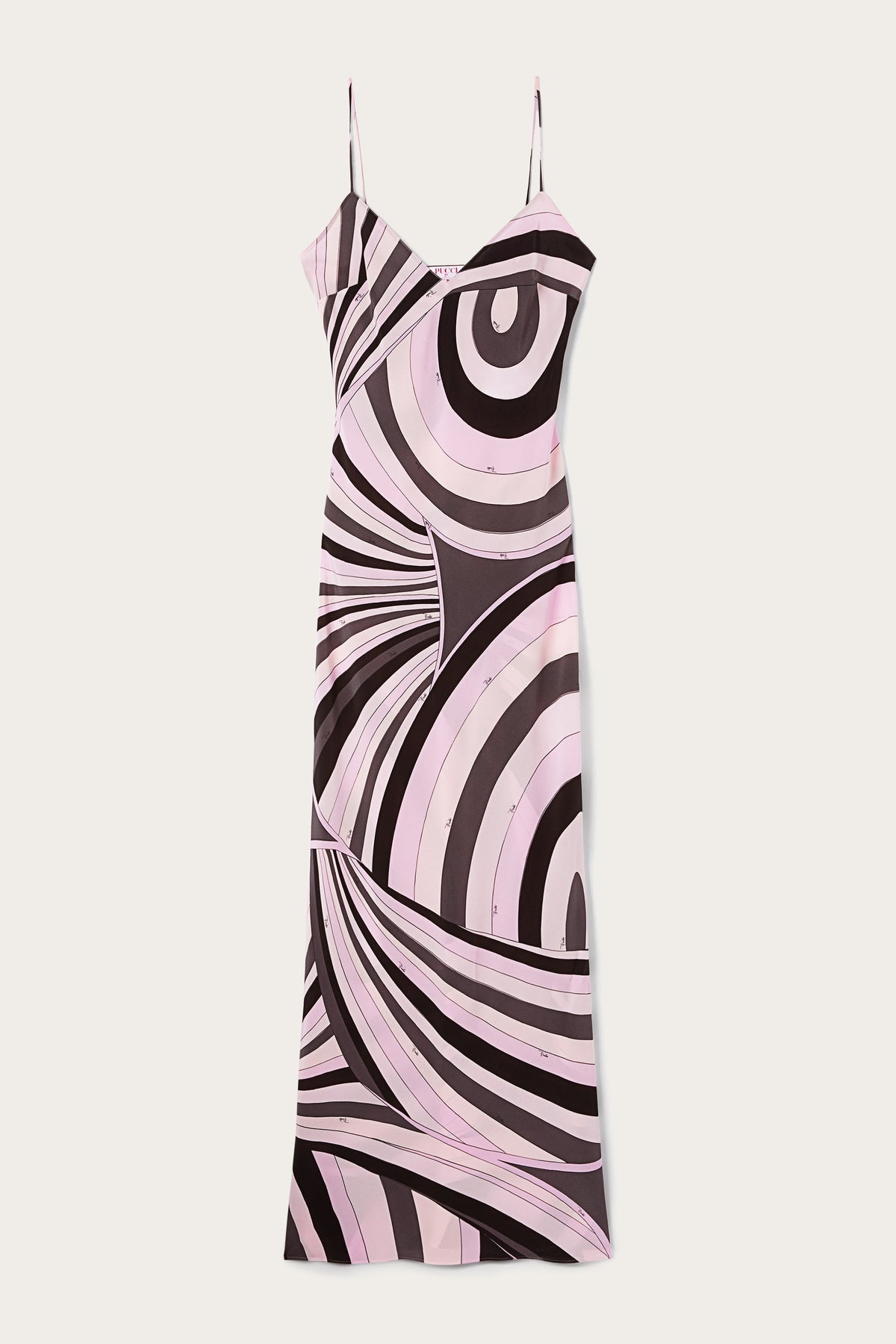 Iride Print Long Crêpe de Chine Dress
 WOMAN Pucci