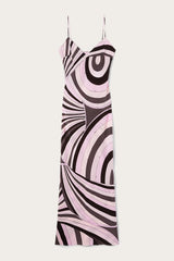 Iride Print Long Crêpe de Chine Dress
 WOMAN Pucci