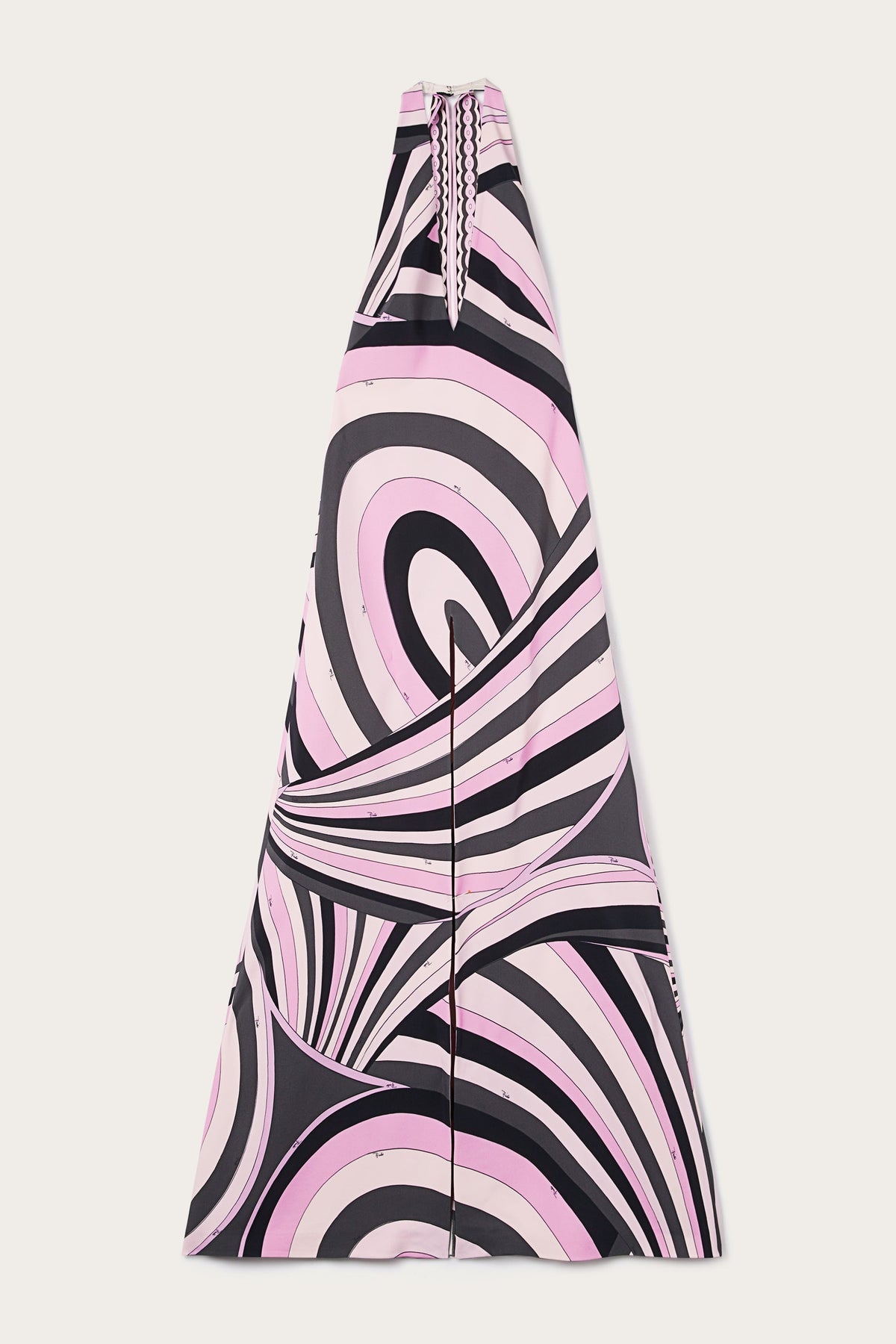 Iride Print Long V-Neck Dress
 WOMAN Pucci