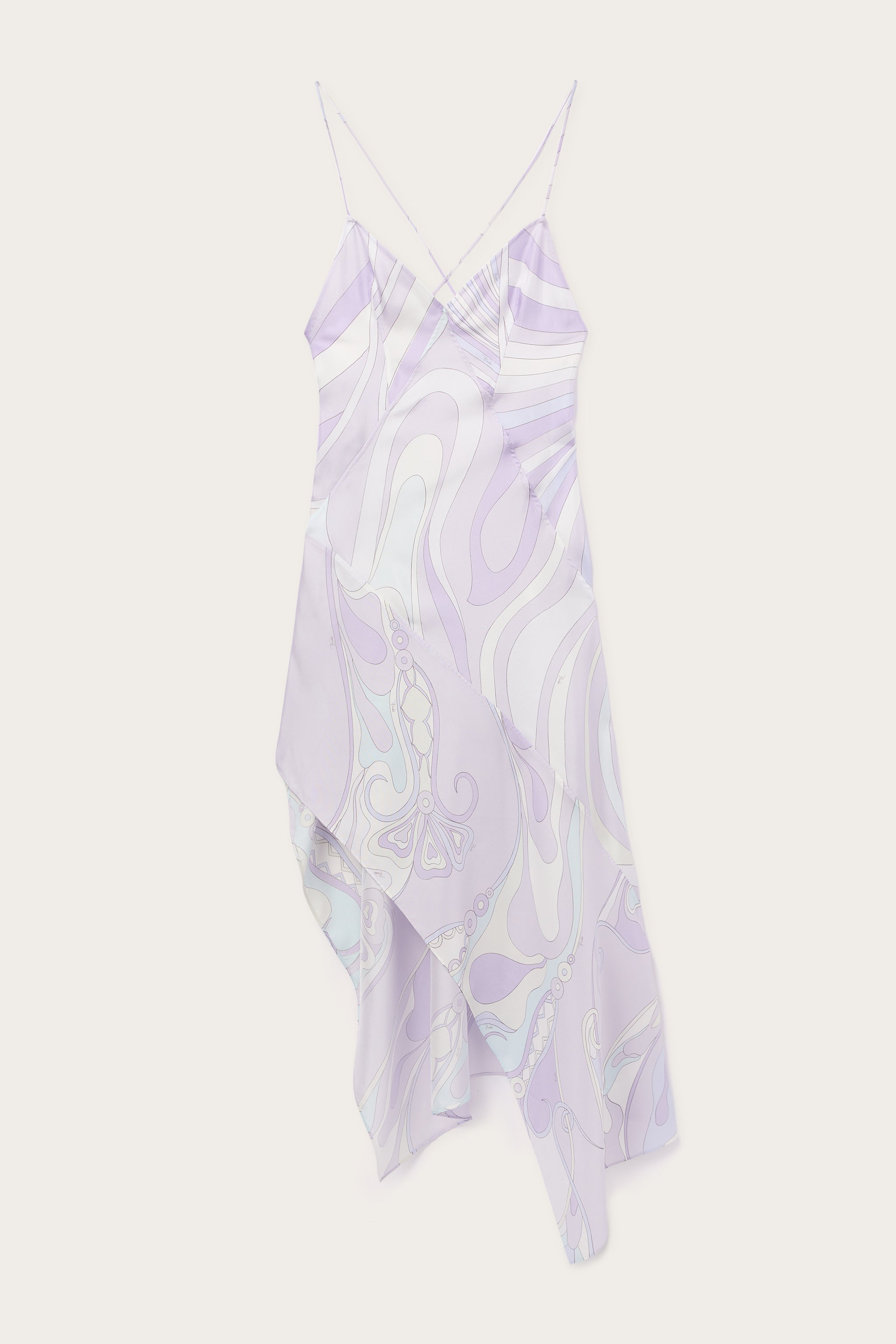 Iride Print Silk Twill Dress
 WOMAN Pucci