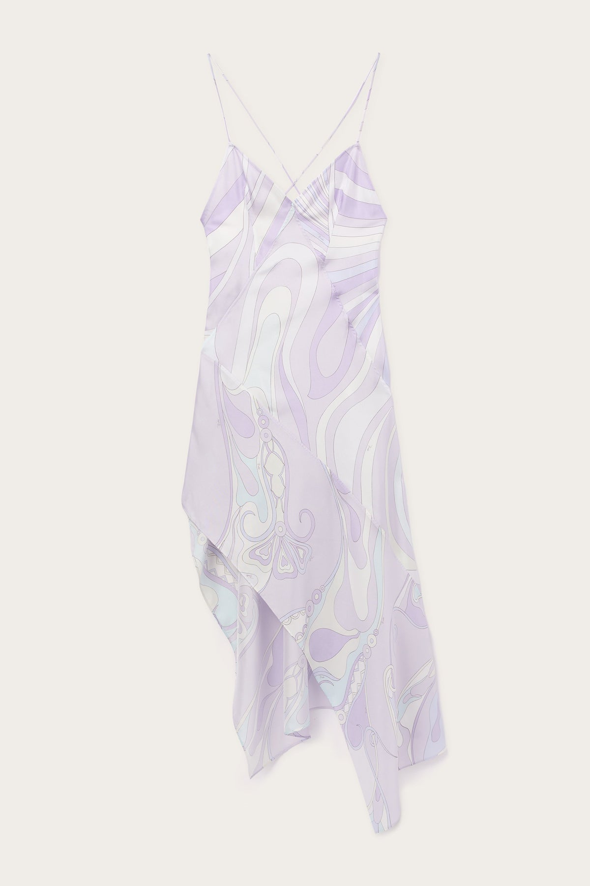 Iride Print Silk Twill Dress
 WOMAN Pucci