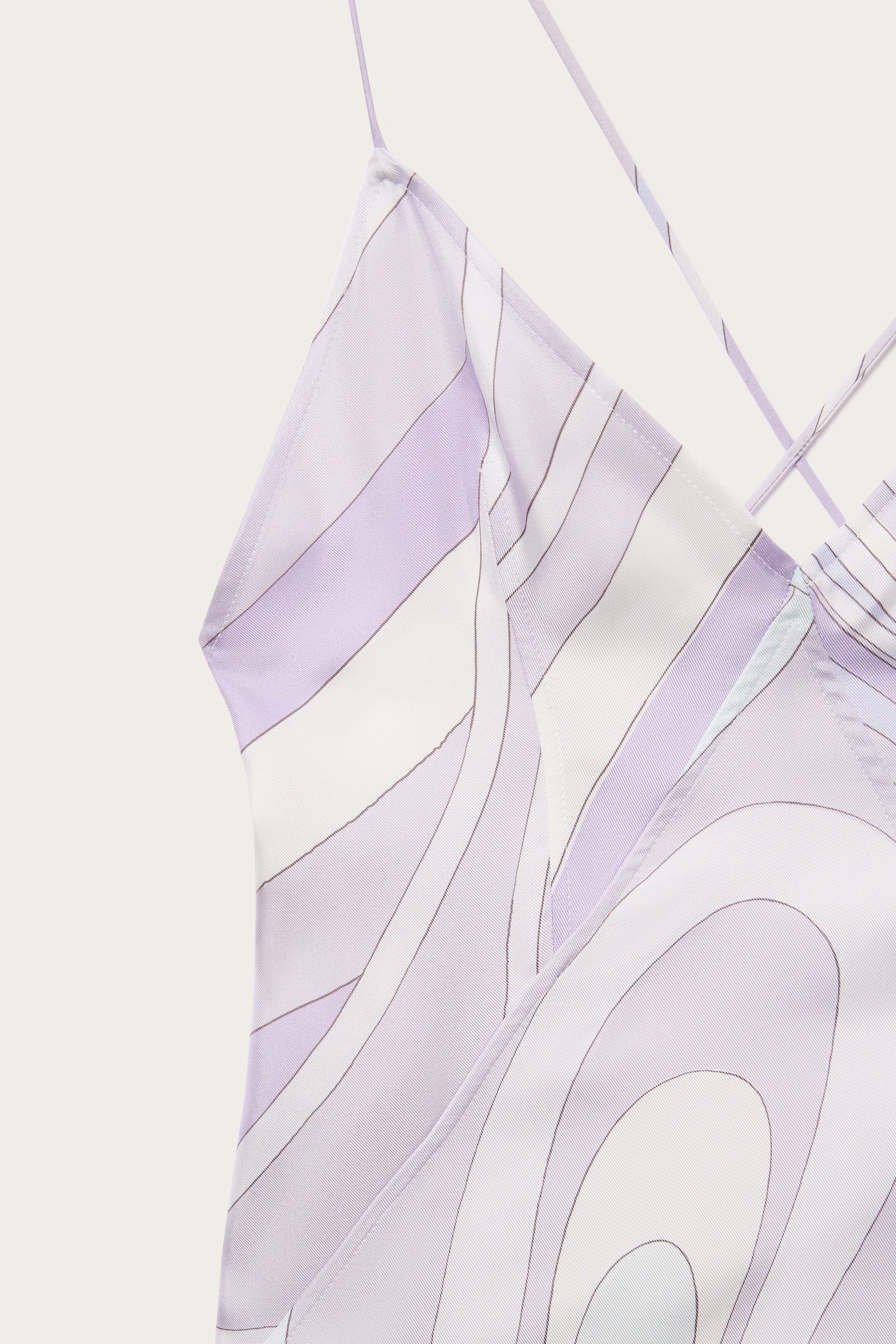 Iride Print Silk Twill Dress
 WOMAN Pucci