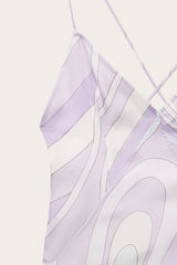 Iride Print Silk Twill Dress
 WOMAN Pucci