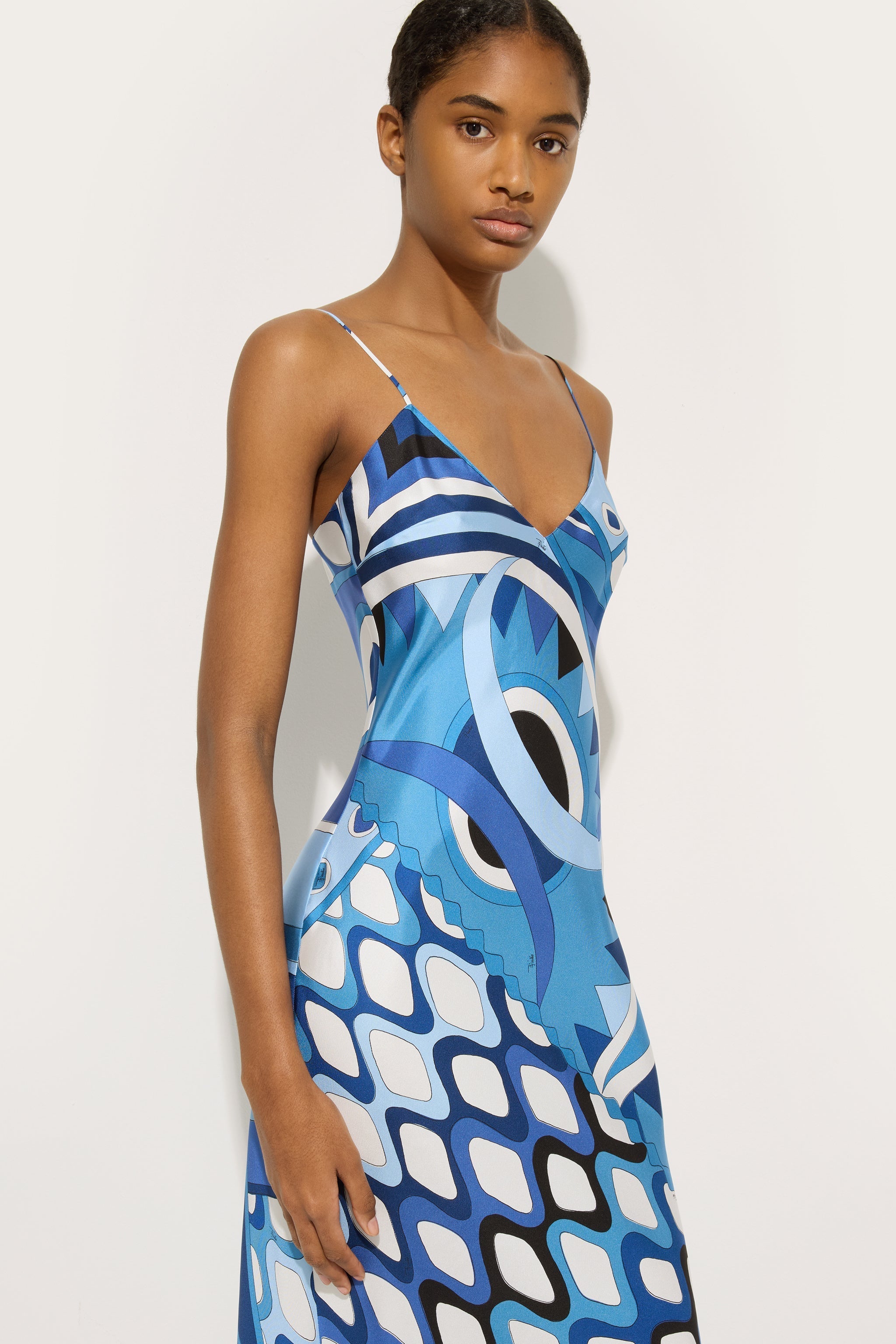 Vivara Print Dress with Silk Shawl
 WOMAN Pucci