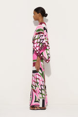 Vivara Print Dress with Cape
 WOMAN Pucci