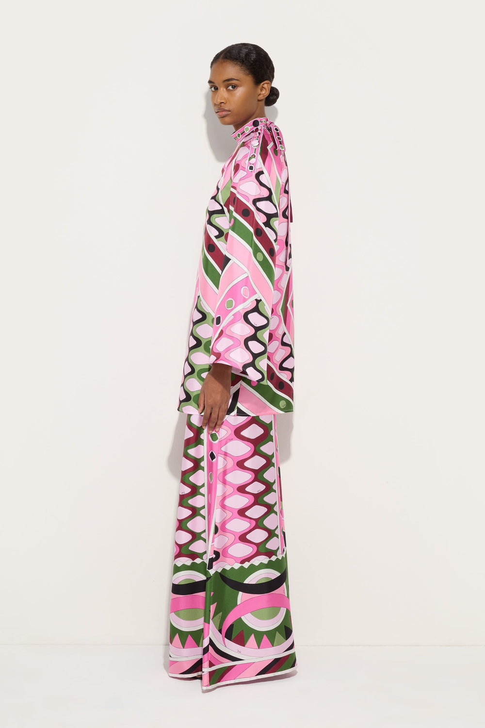 Vivara Print Silk Dress
 WOMAN Pucci