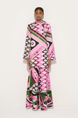 Vivara Print Silk Dress
 WOMAN Pucci