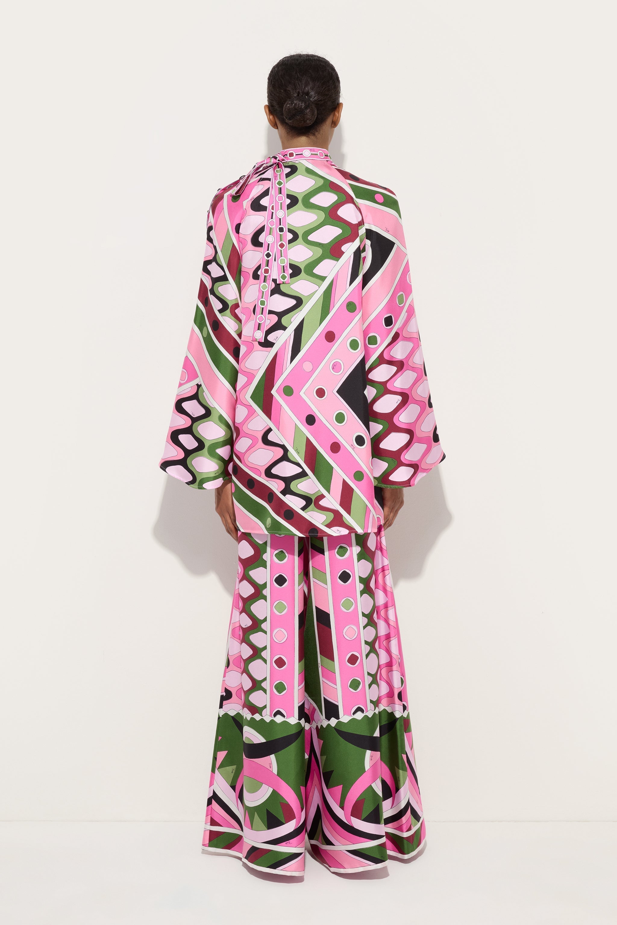 Vivara Print Silk Dress
 WOMAN Pucci