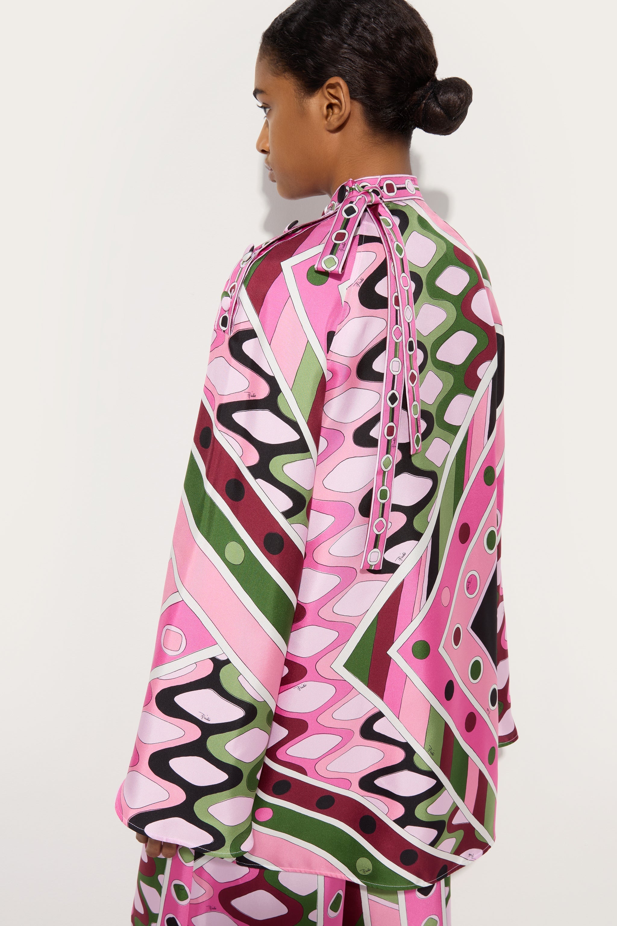 Vivara Print Silk Dress
 WOMAN Pucci