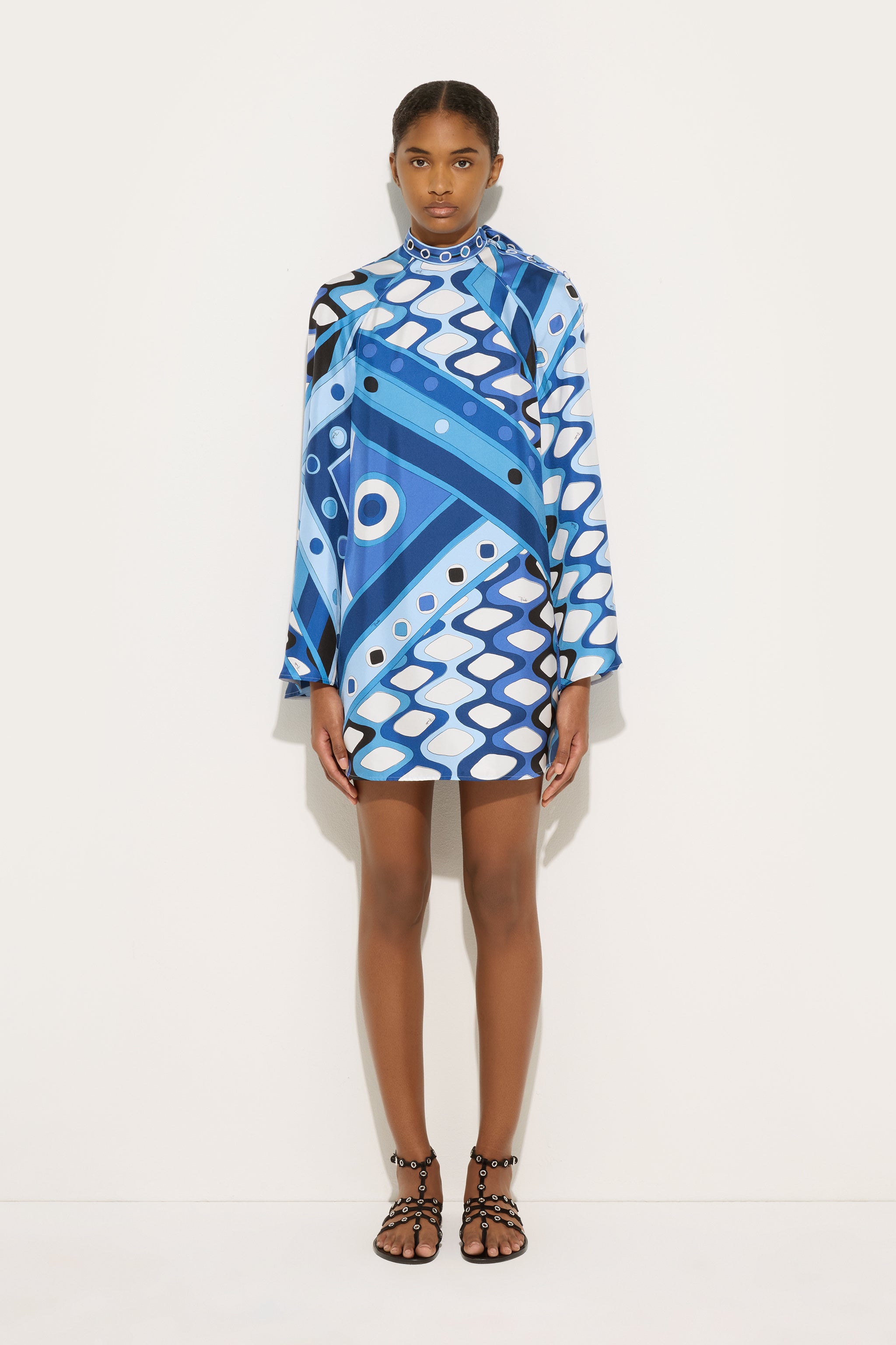 Vivara Print Silk Dress
 WOMAN Pucci