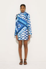 Vivara Print Silk Dress
 WOMAN Pucci