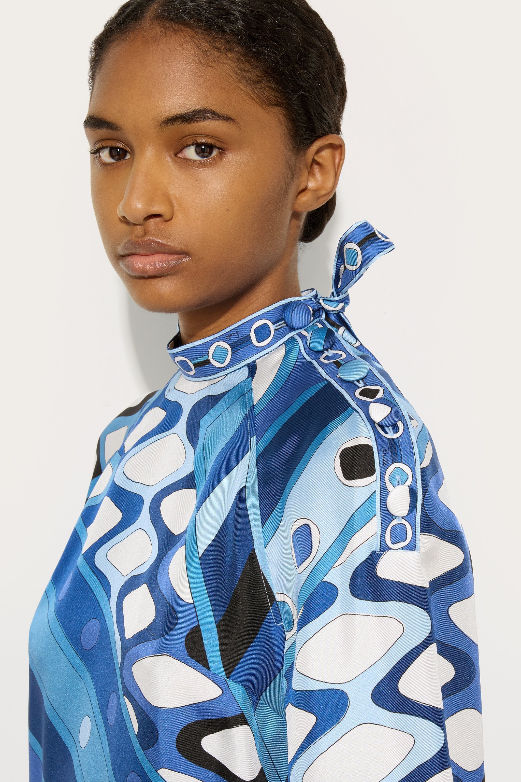 Vivara Print Silk Dress
 WOMAN Pucci